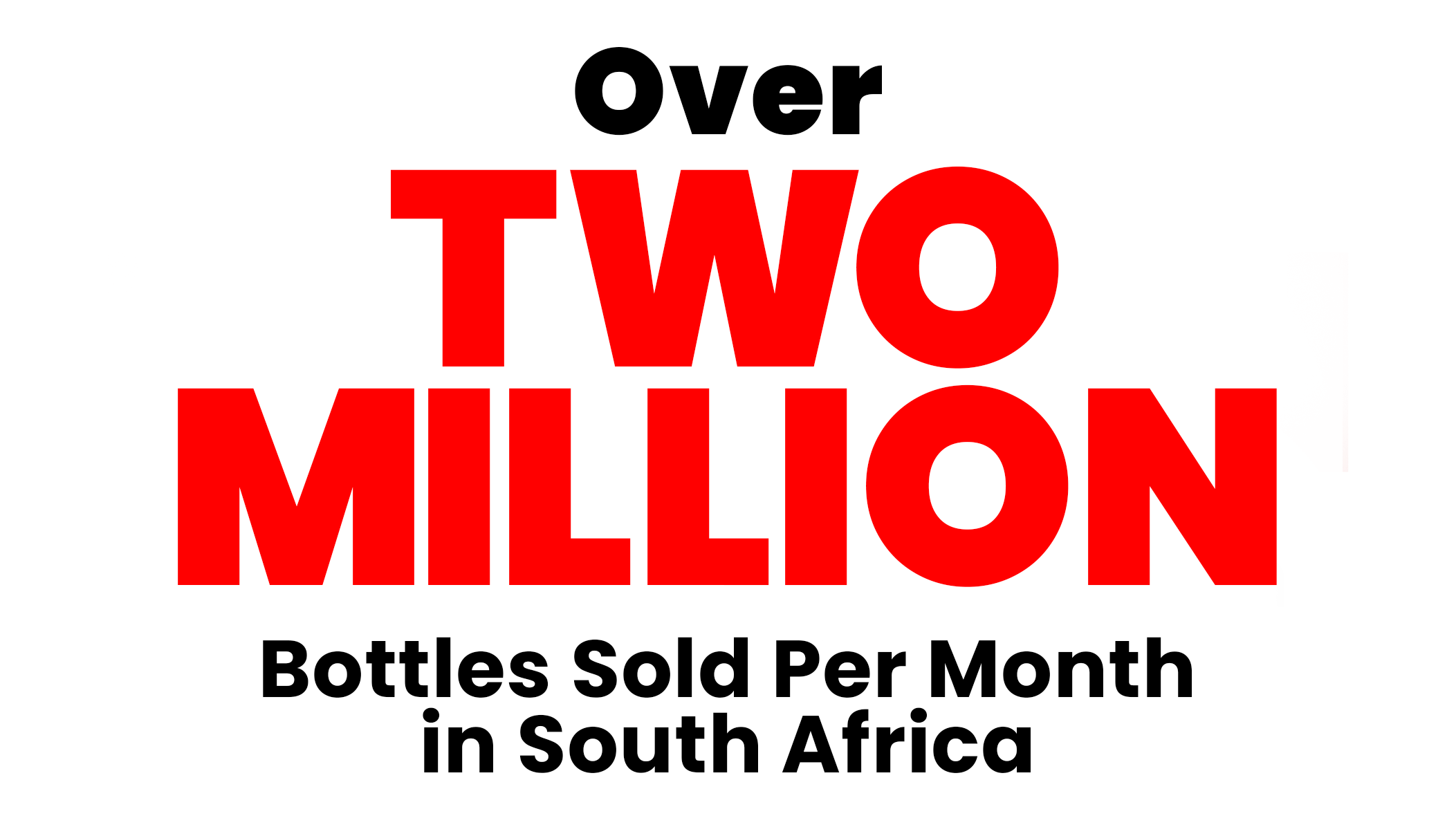 Over A Million Bottles Sold Per Month In South Africa